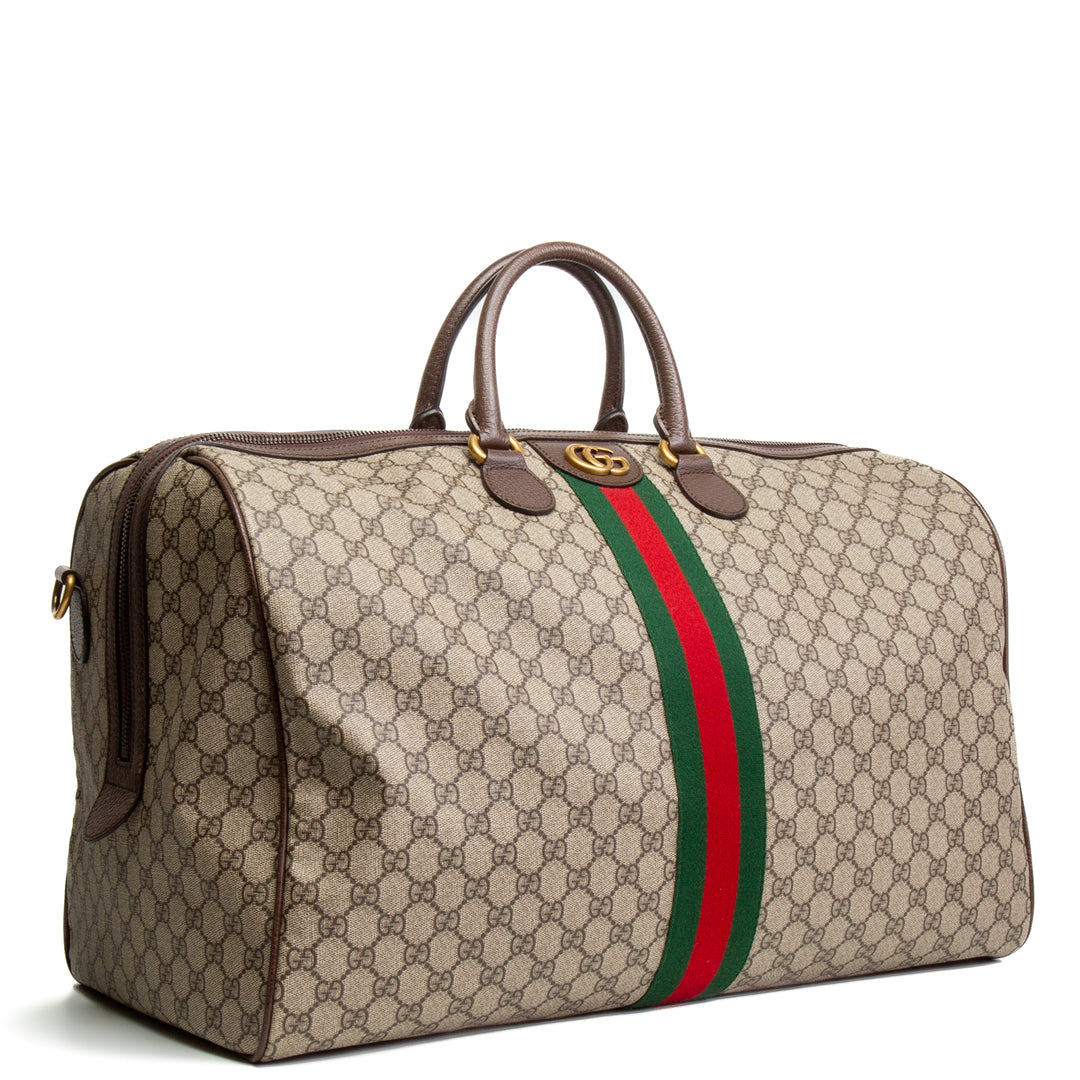 GUCCI GG Supreme Large Savoy Duffel Bag