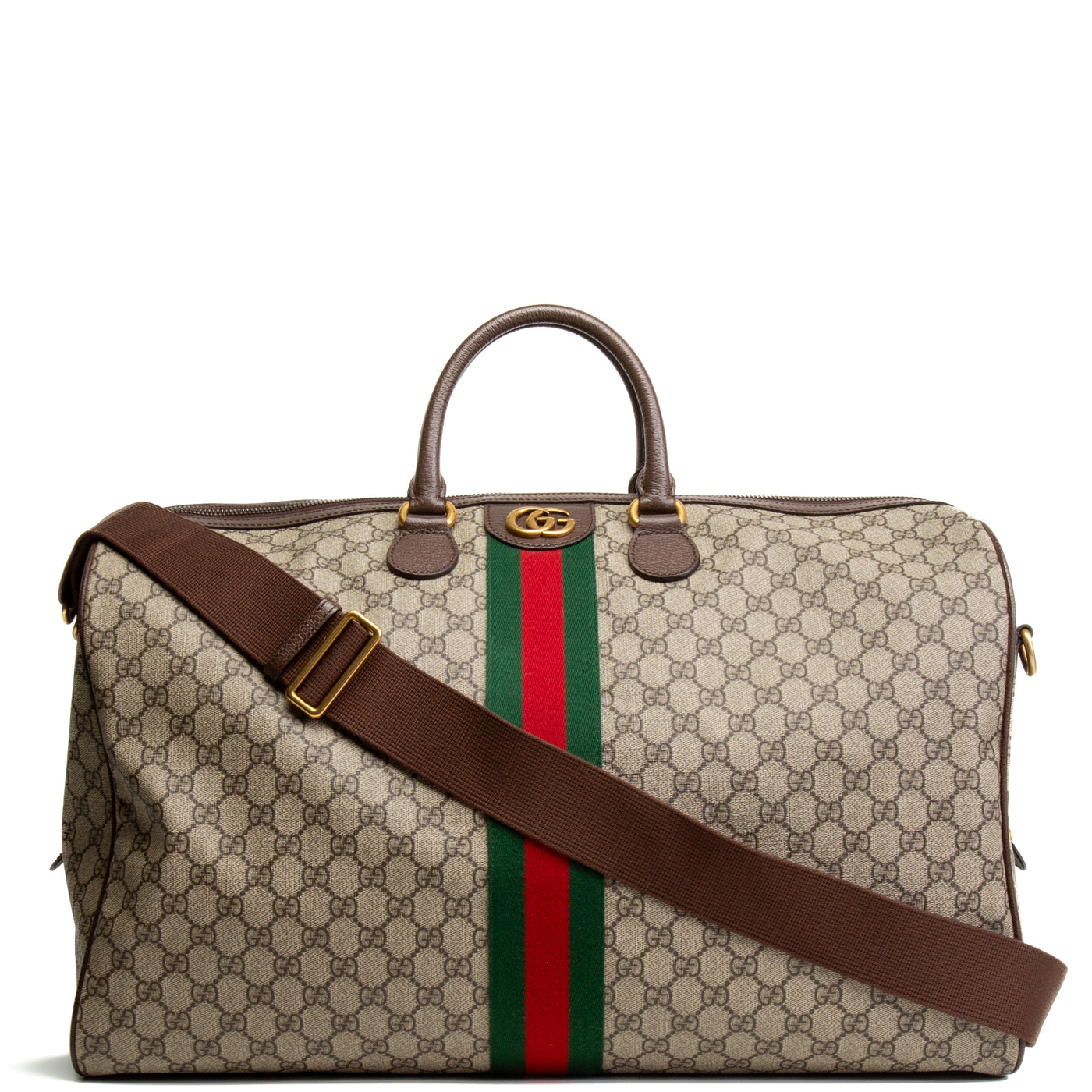 GUCCI GG Supreme Large Savoy Duffel Bag