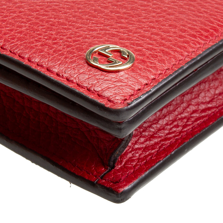 GUCCI Betty Wallet on Chain - Red