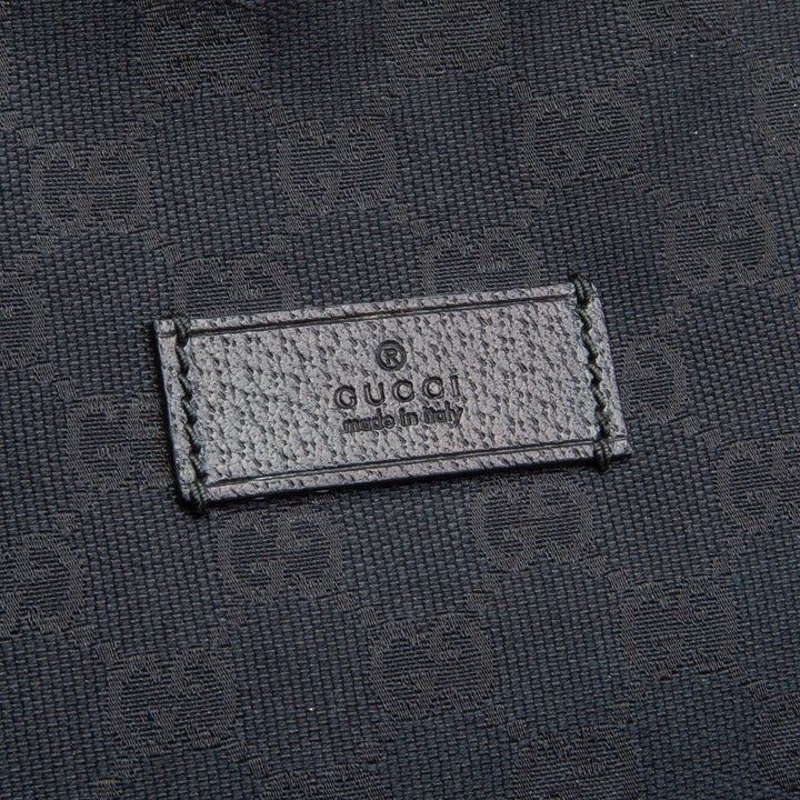 GUCCI GG Medium Canvas Web Backpack Black - OUTLET FINAL SALE