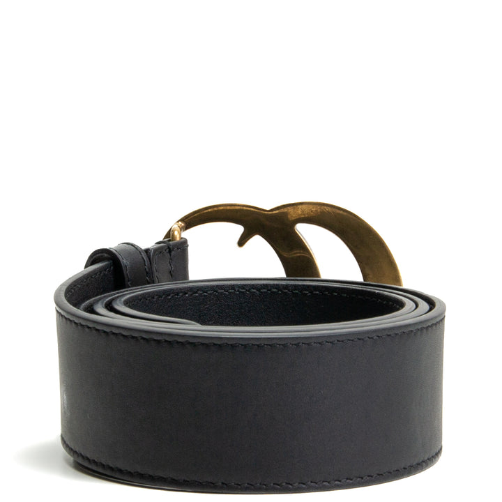 GUCCI Marmont Wide GG Belt - Black