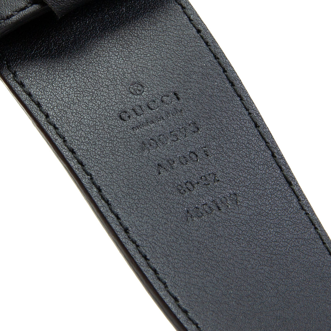 GUCCI Marmont Wide GG Belt - Black