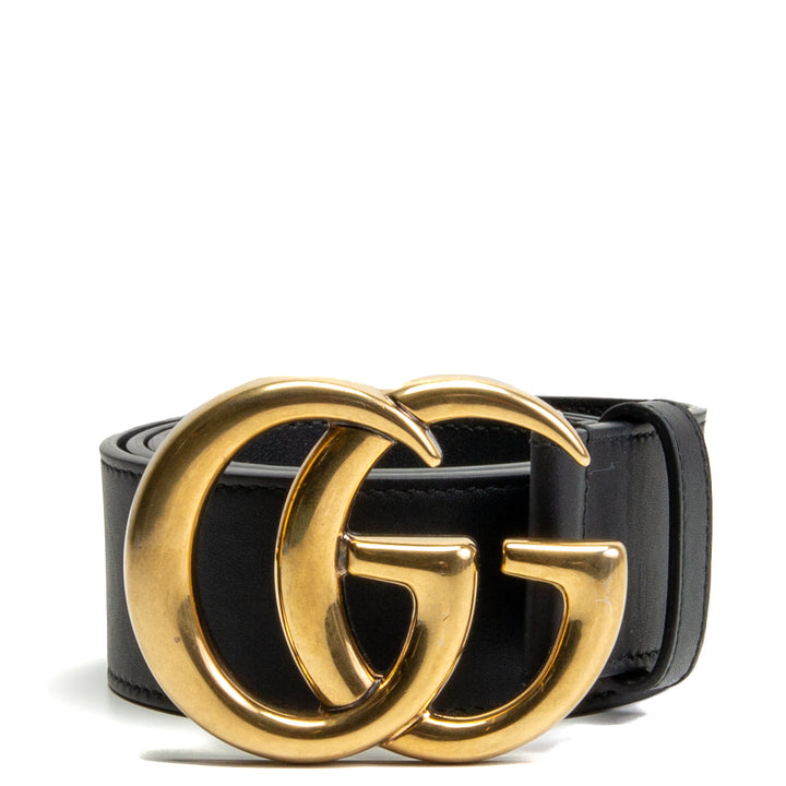 GUCCI Marmont Wide GG Belt - Black