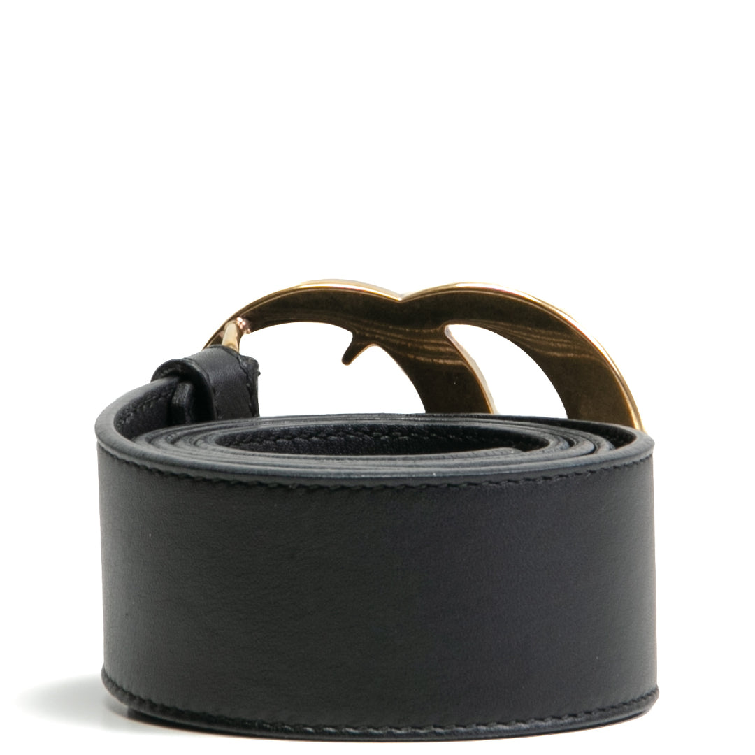 GUCCI Leather Marmont Belt - Black