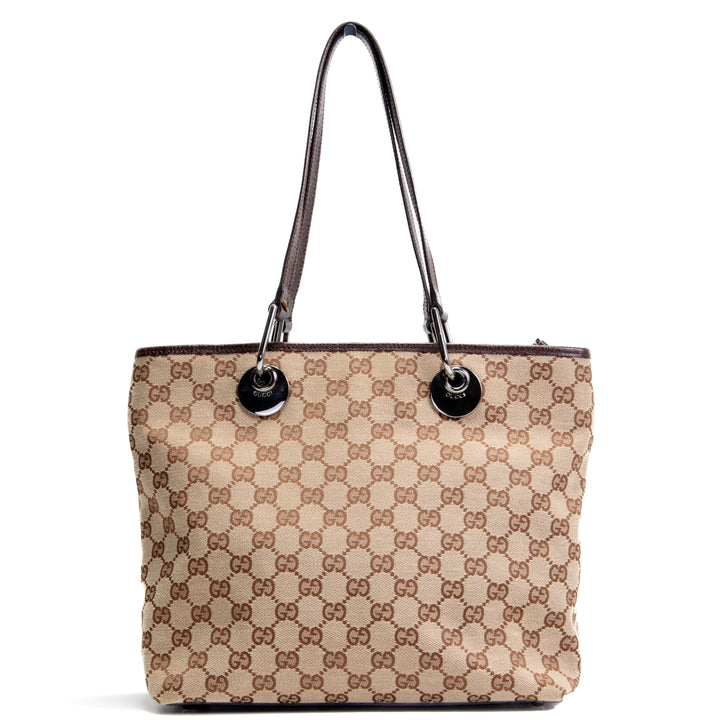 GUCCI Vintage GG Canvas Eclipse Tote - OUTLET FINAL SALE