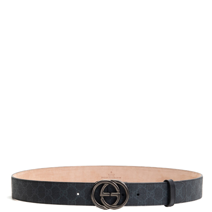 GUCCI GG Interlocking Belt- Black