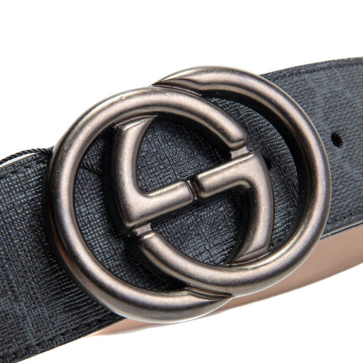 GUCCI GG Interlocking Belt- Black