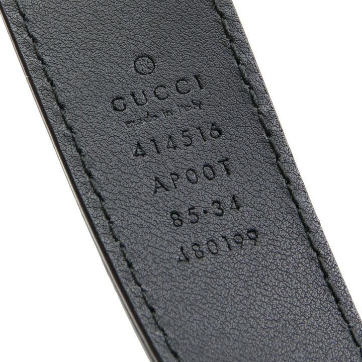 GUCCI GG Thin Marmont Belt - Black