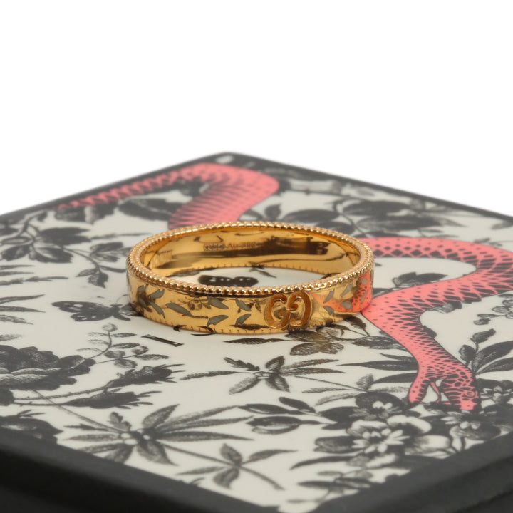 GUCCI Enamel Blossom Icon Ring - FINAL SALE