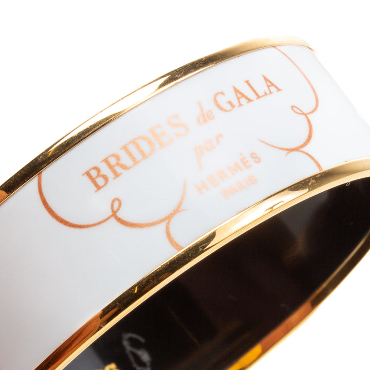 HERMES Wide Enamel Bangle Bracelet - FINAL SALE