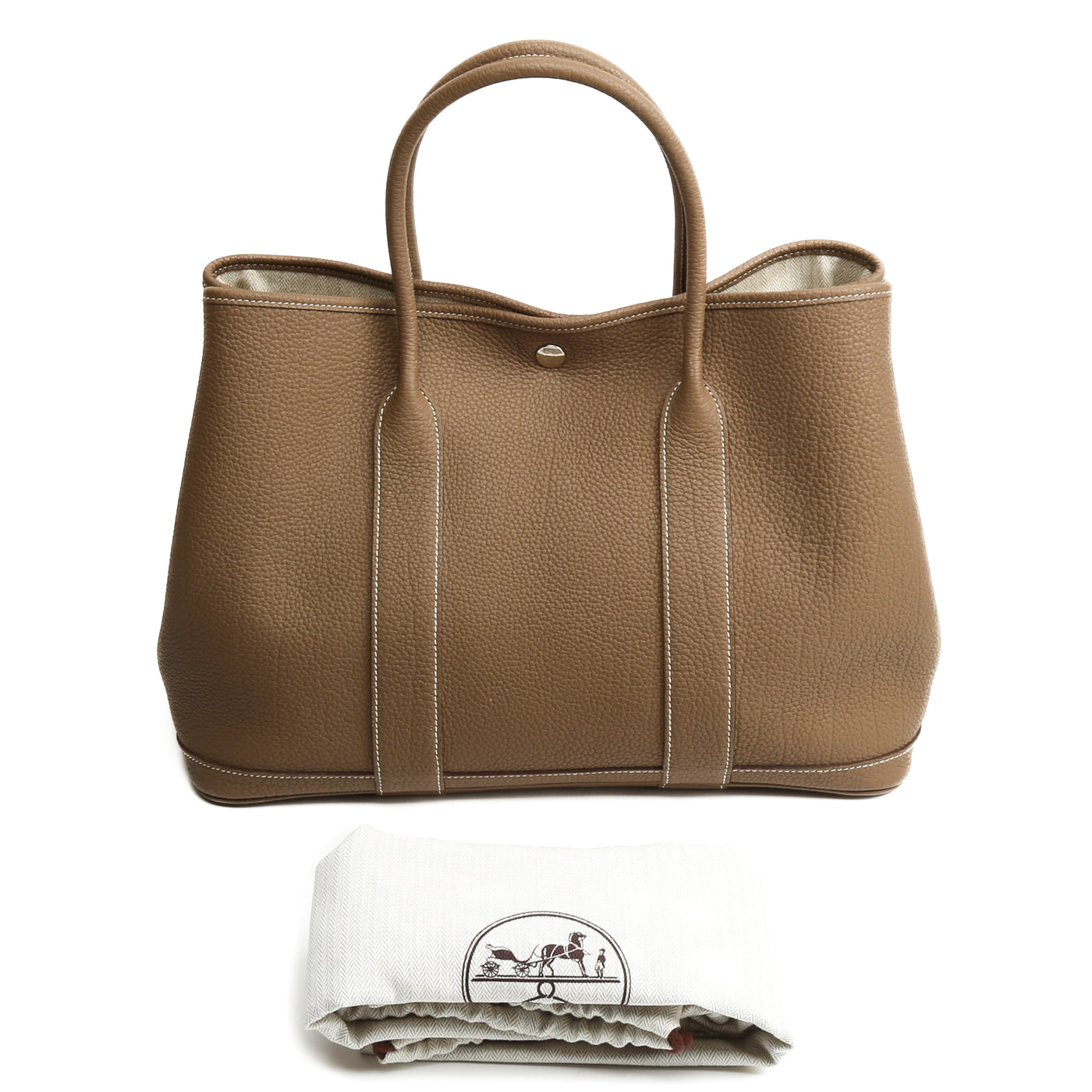 HERMES Negonda Garden Party 36 Tote - Etoupe