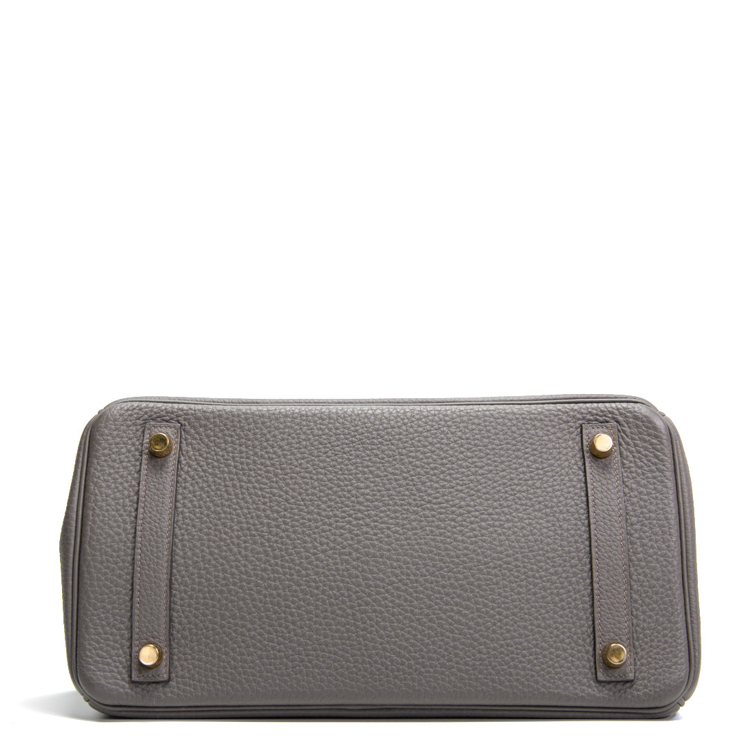 HERMES Togo Birkin 30 - Gris Asphalta (Grey)