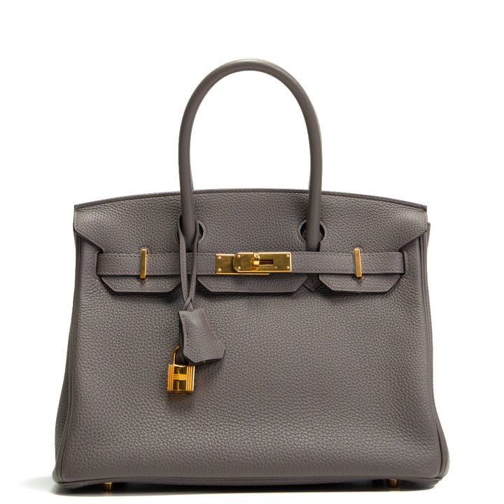 HERMES Togo Birkin 30 - Gris Asphalta (Grey)