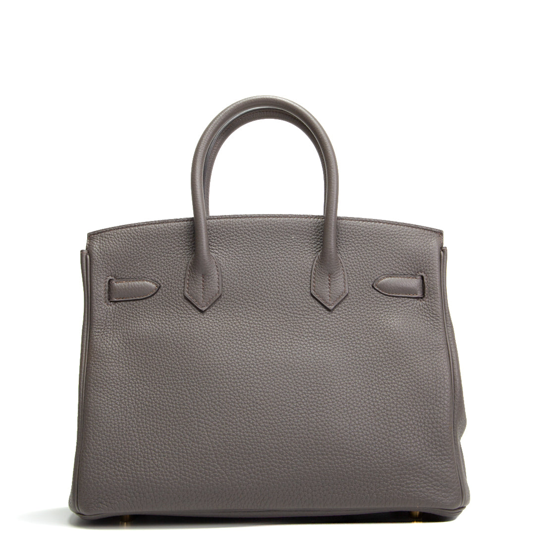 HERMES Togo Birkin 30 - Gris Asphalta (Grey)