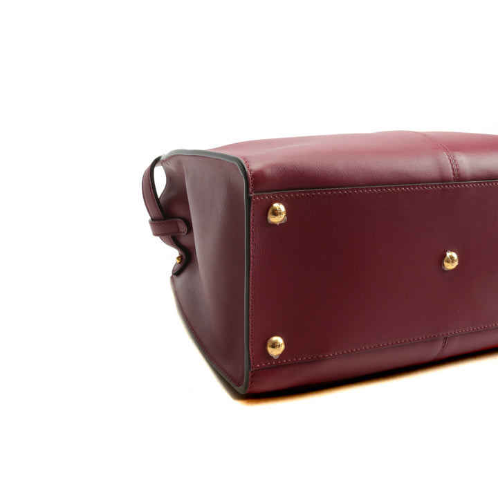 FENDI Peekaboo X-Lite Burgundy (Deep Red) Bag