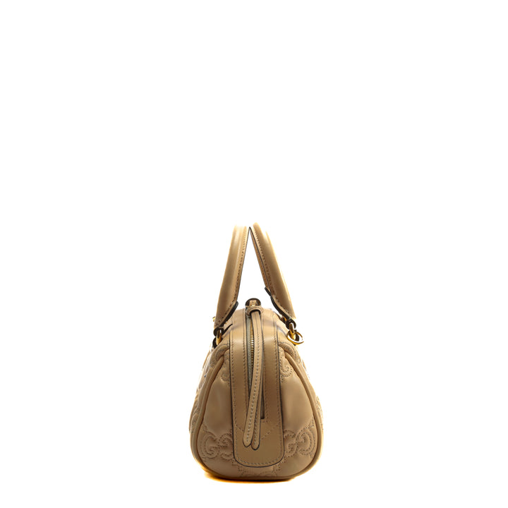 GUCCI GG Matelasse Handbag - Neutral