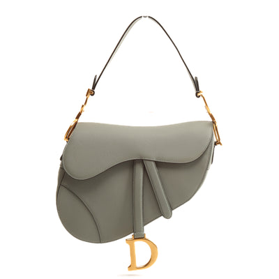 Christian Dior Saddle Bag - Stone Gray