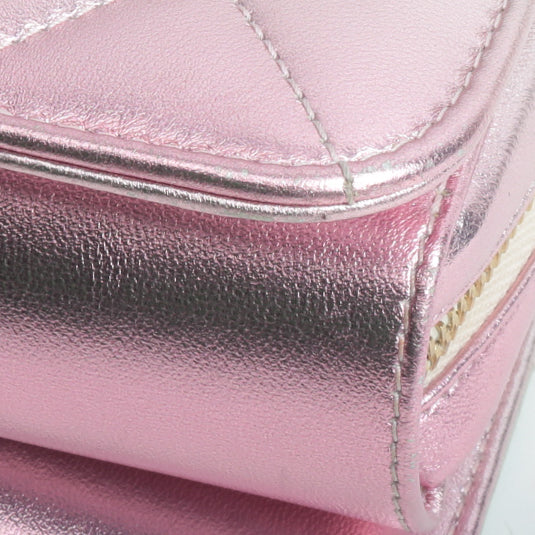 CHANEL Like A Wallet Flap - Metallic Pink