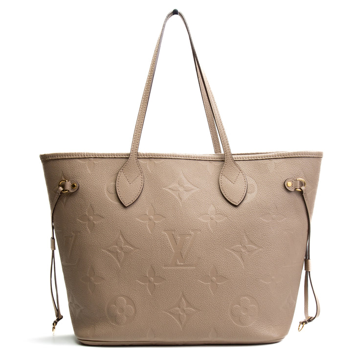 LOUIS VUITTON Empreinte Neverfull MM Tote - Turtledove