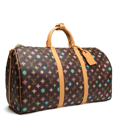 LOUIS VUITTON Monogram Craggy Keepall Bandouliere 50 - Chocolate