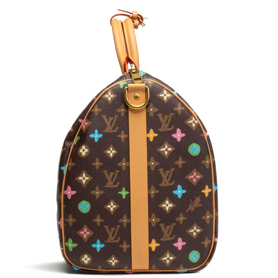 LOUIS VUITTON Monogram Craggy Keepall Bandouliere 50 - Chocolate