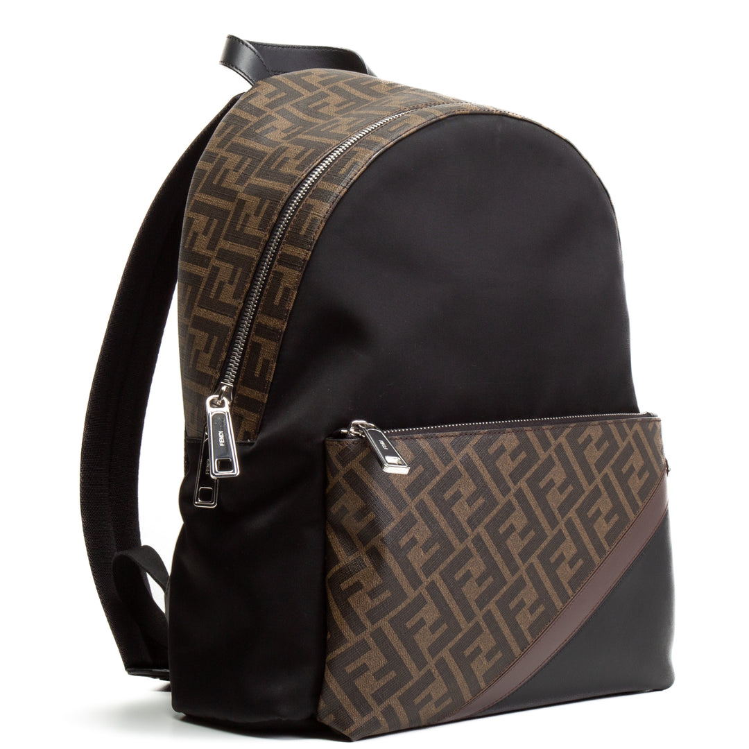 FENDI Diagonal Backpack - Tobacco