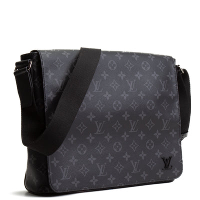 LOUIS VUITTON Monogram Eclipse District Messenger MM