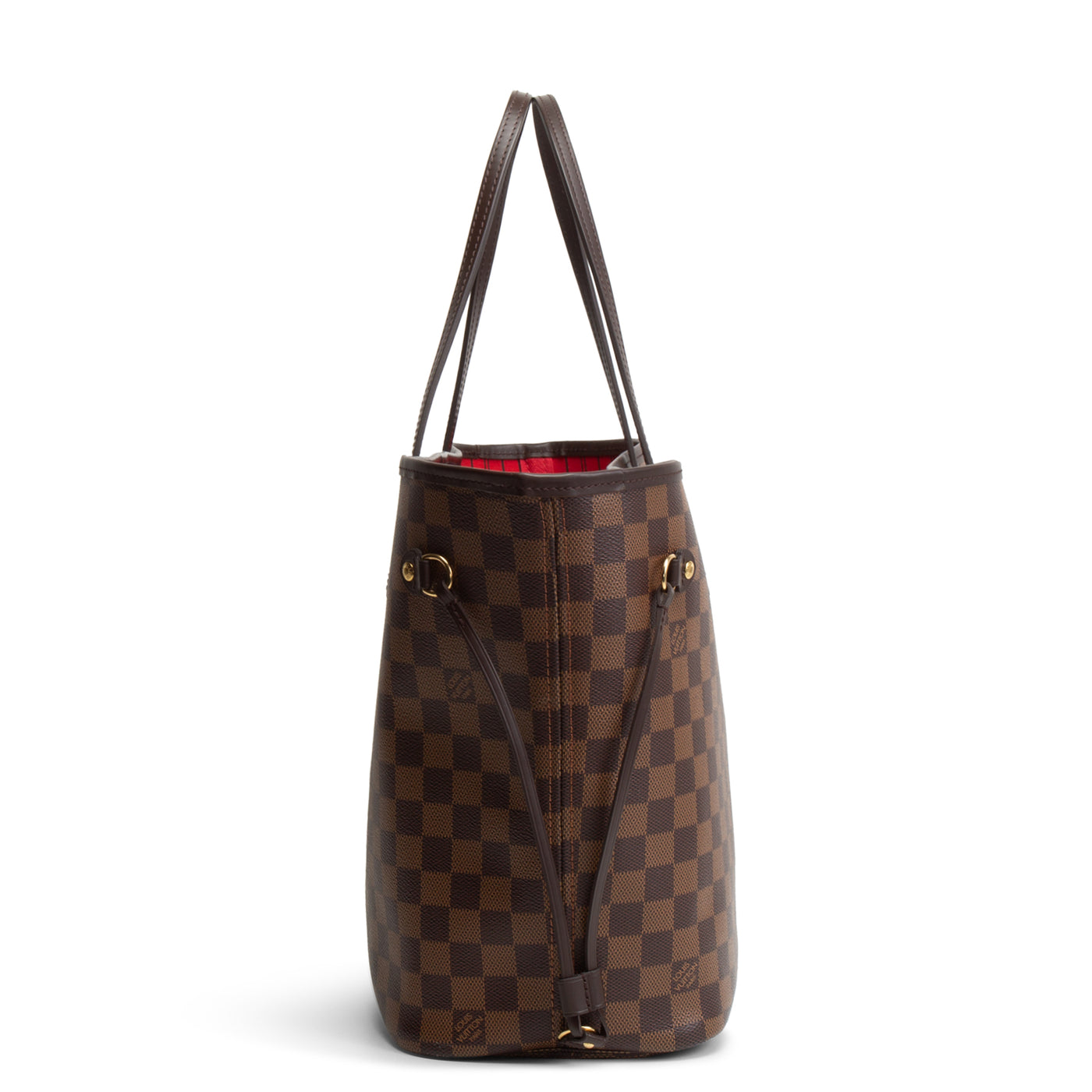 LOUIS VUITTON Damier Ebene Neverfull MM w/ pouch