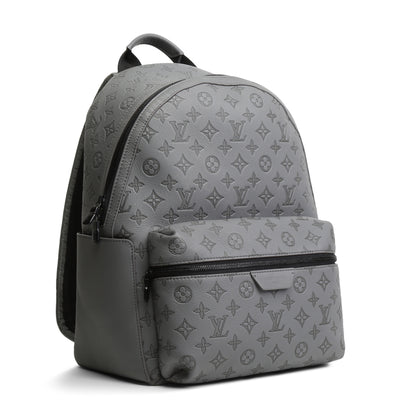 LOUIS VUITTON Monogram Shadow Discovery Backpack - Gray