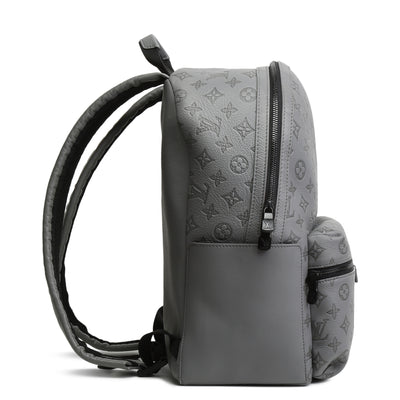 LOUIS VUITTON Monogram Shadow Discovery Backpack - Gray