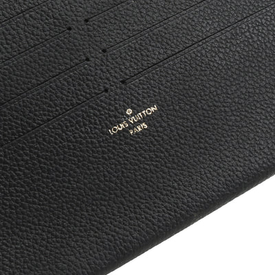 LOUIS VUITTON Fèlicie Card Wallet Insert - Black