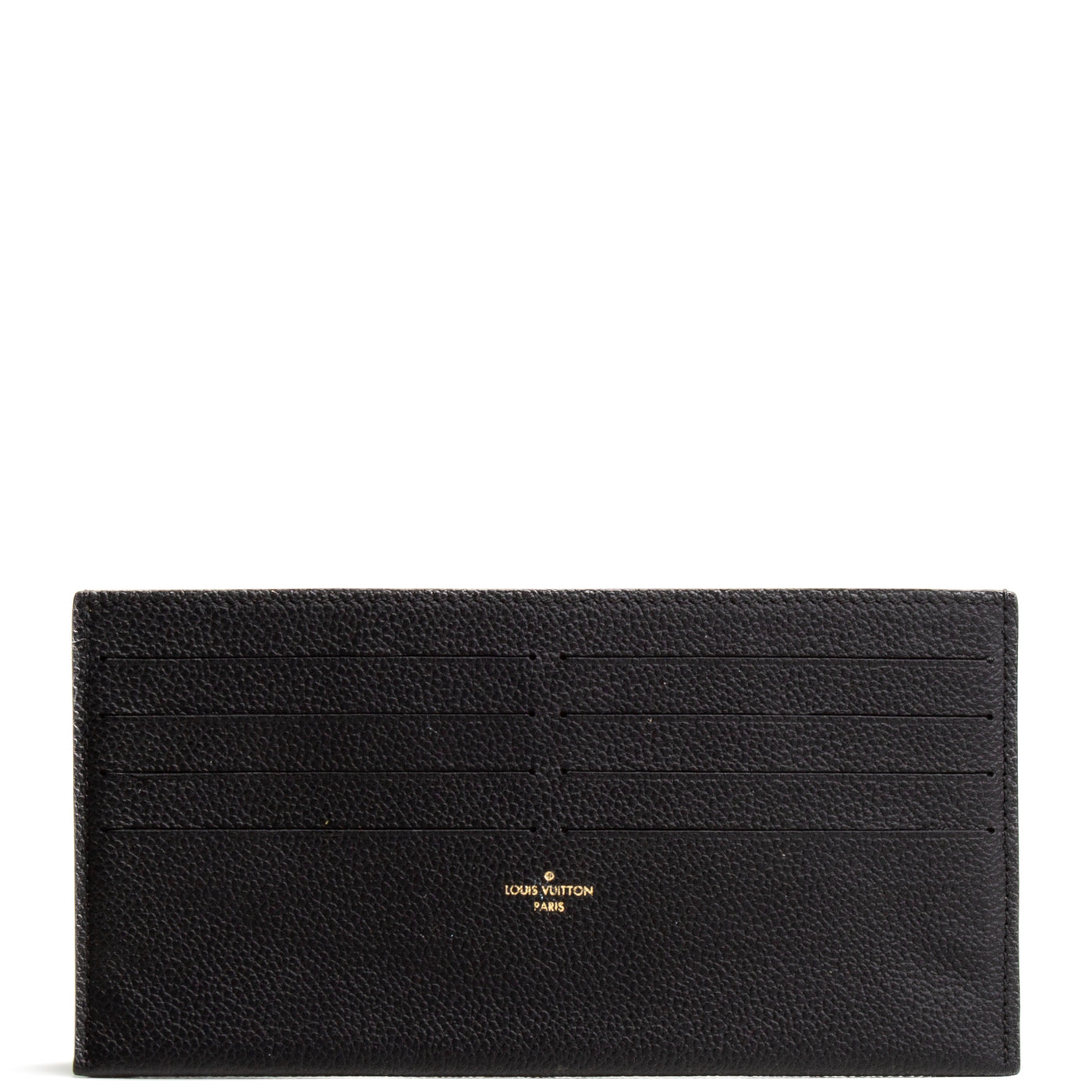 LOUIS VUITTON Fèlicie Card Wallet Insert - Black