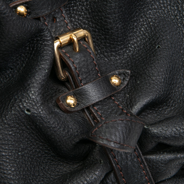 Louis Vuitton Mahina Hobo xxl Black-Outlet Final Sale