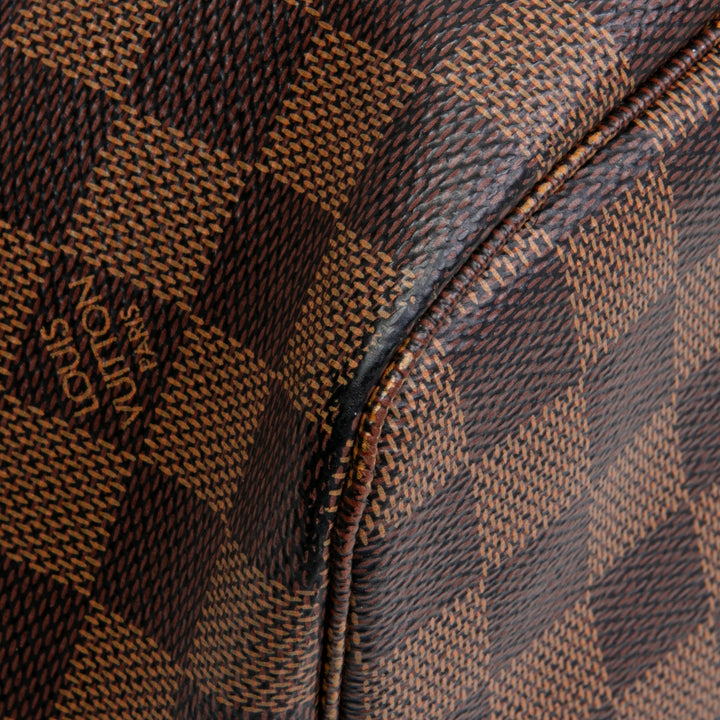 LOUIS VUITTON Damier Ebene Neverfull MM w/ Pouch