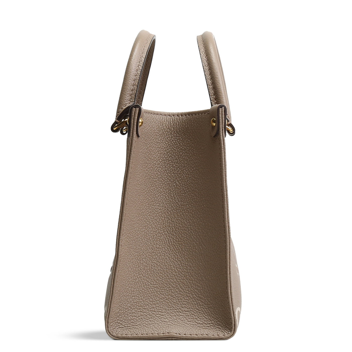 LOUIS VUITTON BiColor Monogram Empreinte OnTheGo PM - Dove/Cream