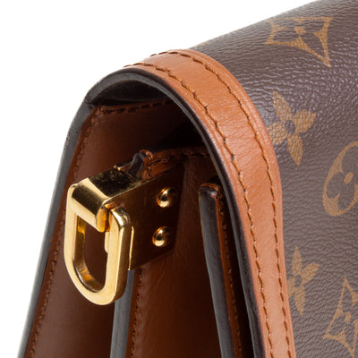 LOUIS VUITTON Reverse Monogram Dauphine MM Shoulder Bag