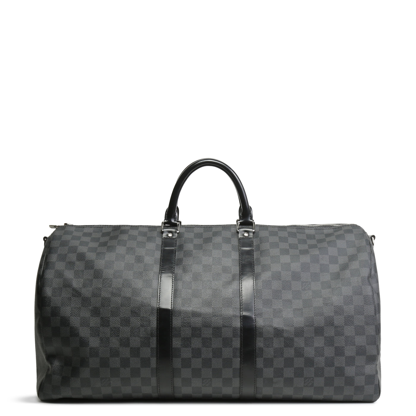 LOUIS VUITTON Damier Graphite Keepall Bandoliere 55 OUTLET FINAL SALE