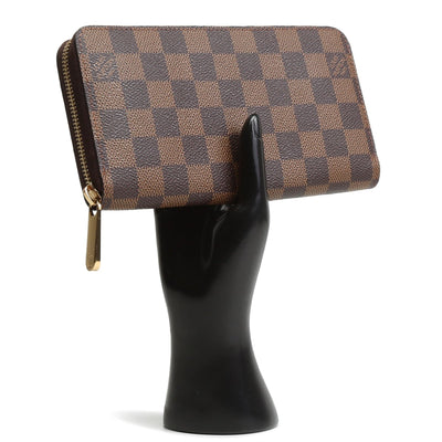 LOUIS VUITTON Damier Ebene Zippy Wallet