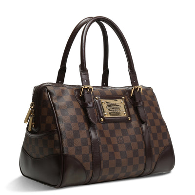 LOUIS VUITTON Damier Ebene Berkley Shoulder Bag