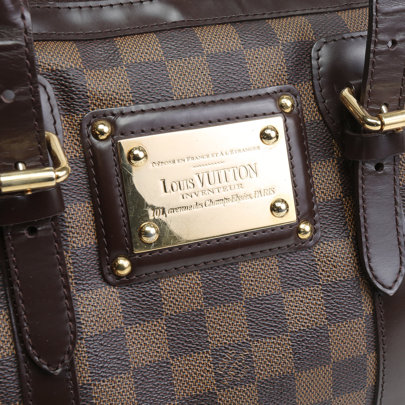 LOUIS VUITTON Damier Ebene Berkley Shoulder Bag