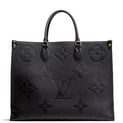 LOUIS VUITTON OnTheGo GM Tote - Black