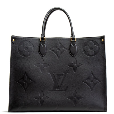 LOUIS VUITTON OnTheGo GM Tote - Black