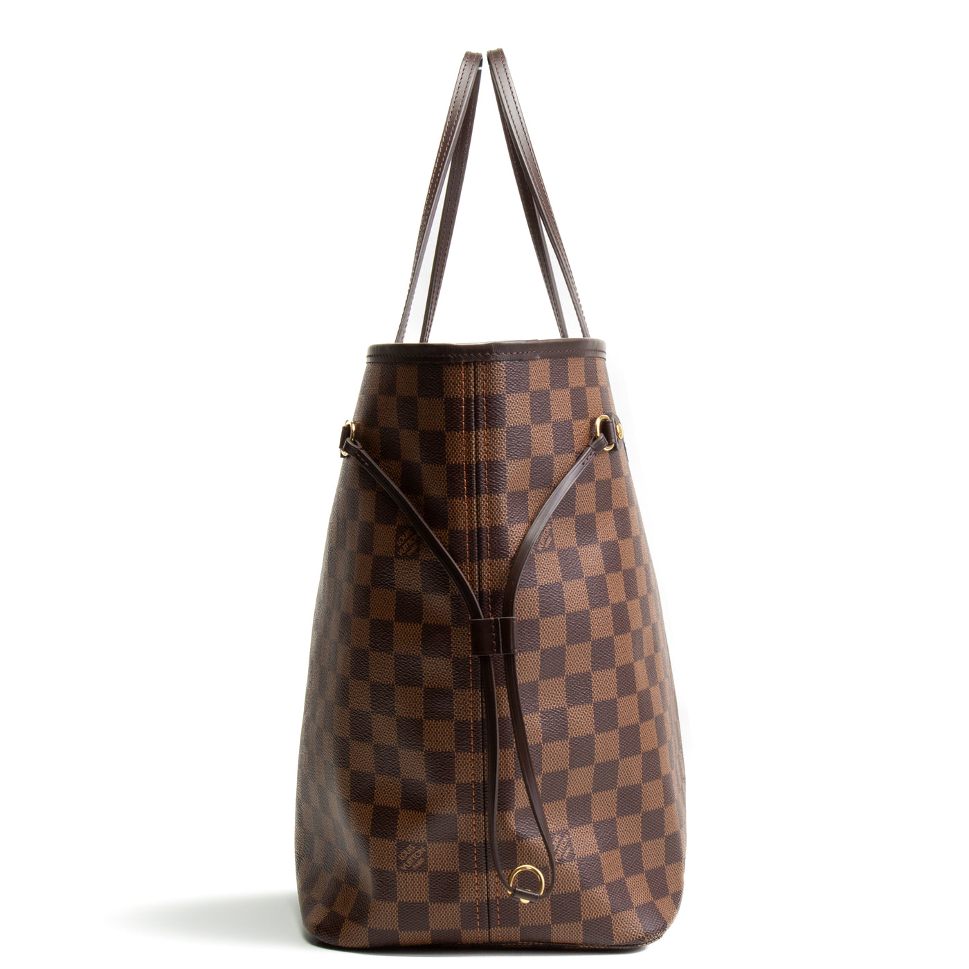 LOUIS VUITTON Neverfull GM Tote w/Pouch - Damier Ebène