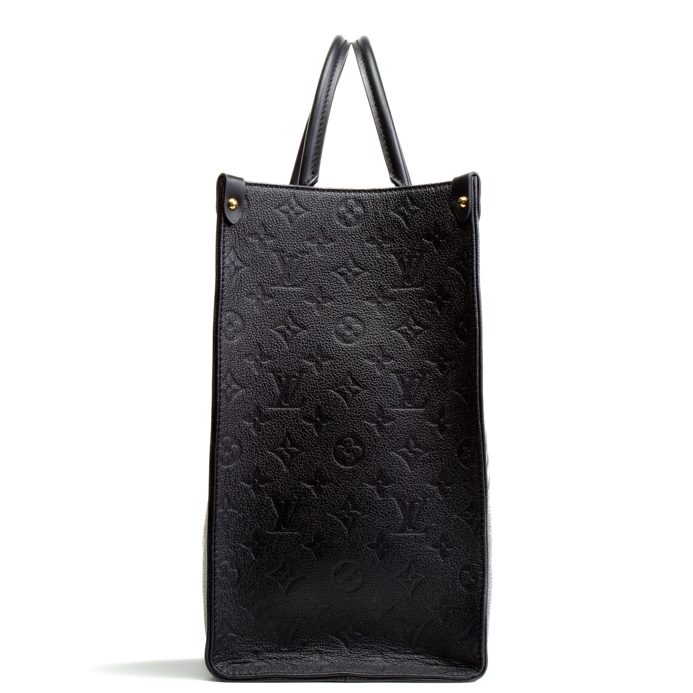 LOUIS VUITTON Giant Monogram Empreinte OnTheGo GM -Black