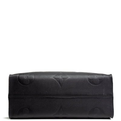 LOUIS VUITTON Giant Monogram Empreinte OnTheGo GM -Black