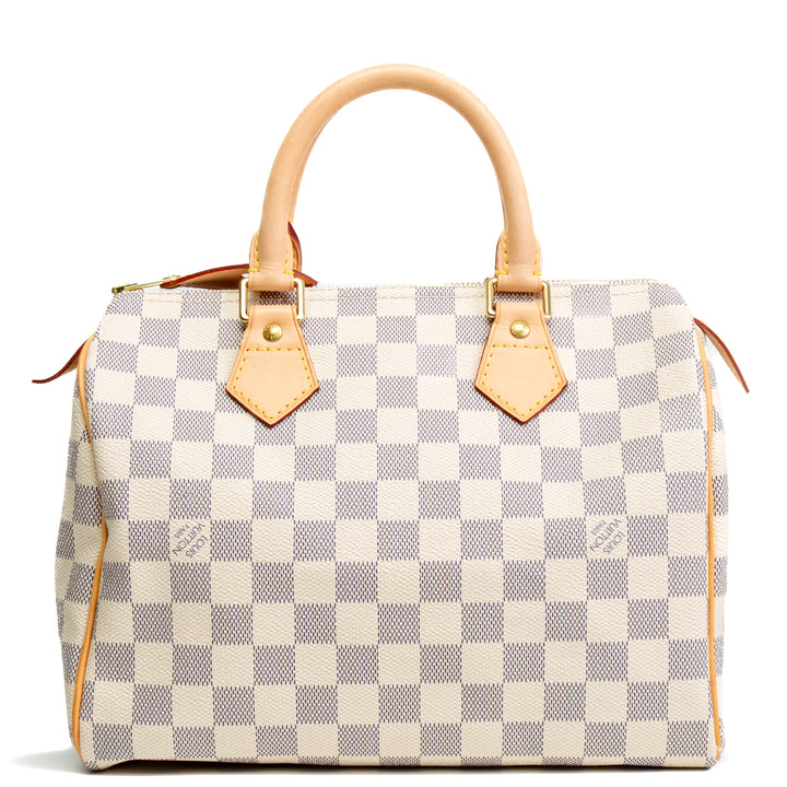 LOUIS VUITTON Damier Azur Speedy 25