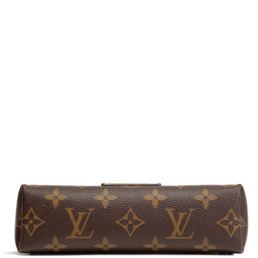 LOUIS VUITTON Monogram Triangle Crossbody Wallet