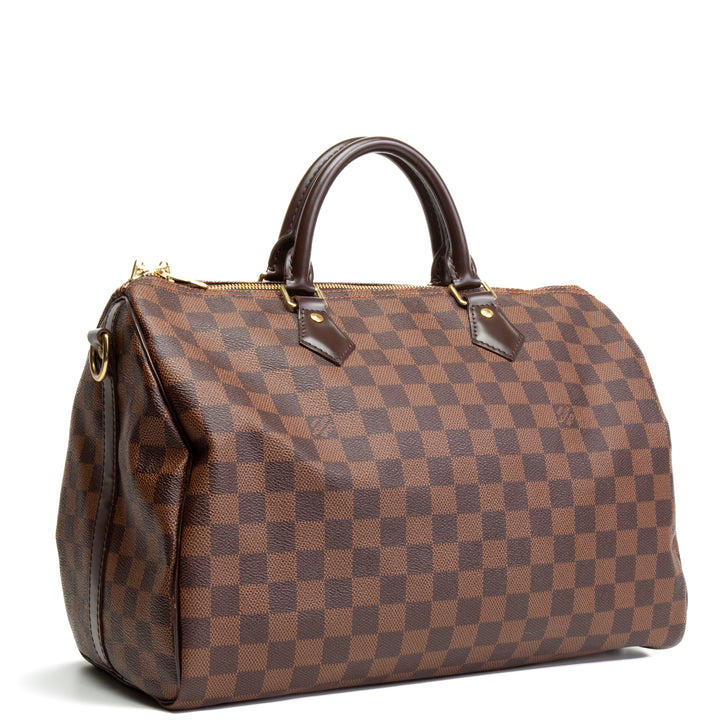 LOUIS VUITTON Speedy 35 Bandoulière - Damier Ebene