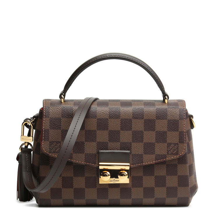 LOUIS VUITTON Damier Ebene Croisette Shoulder Bag