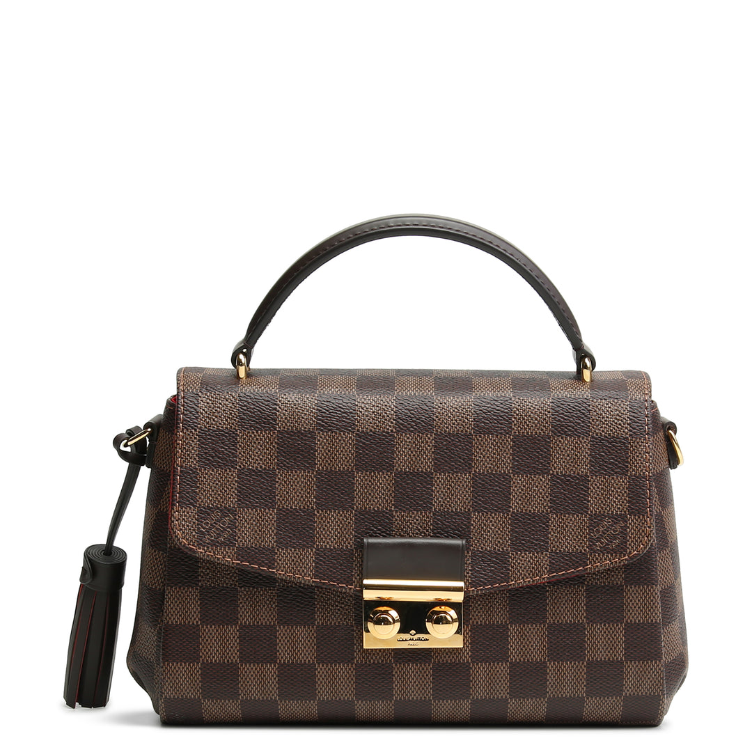 LOUIS VUITTON Damier Ebene Croisette Shoulder Bag